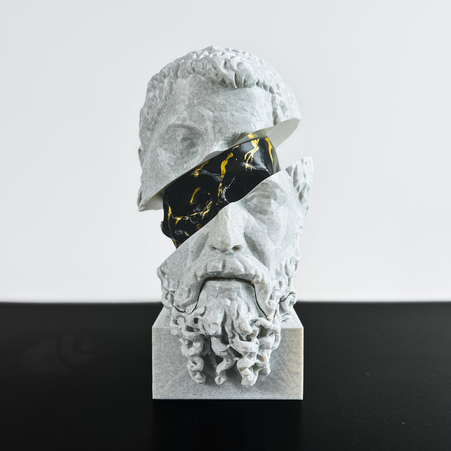 Socrates Head Abstract Figure