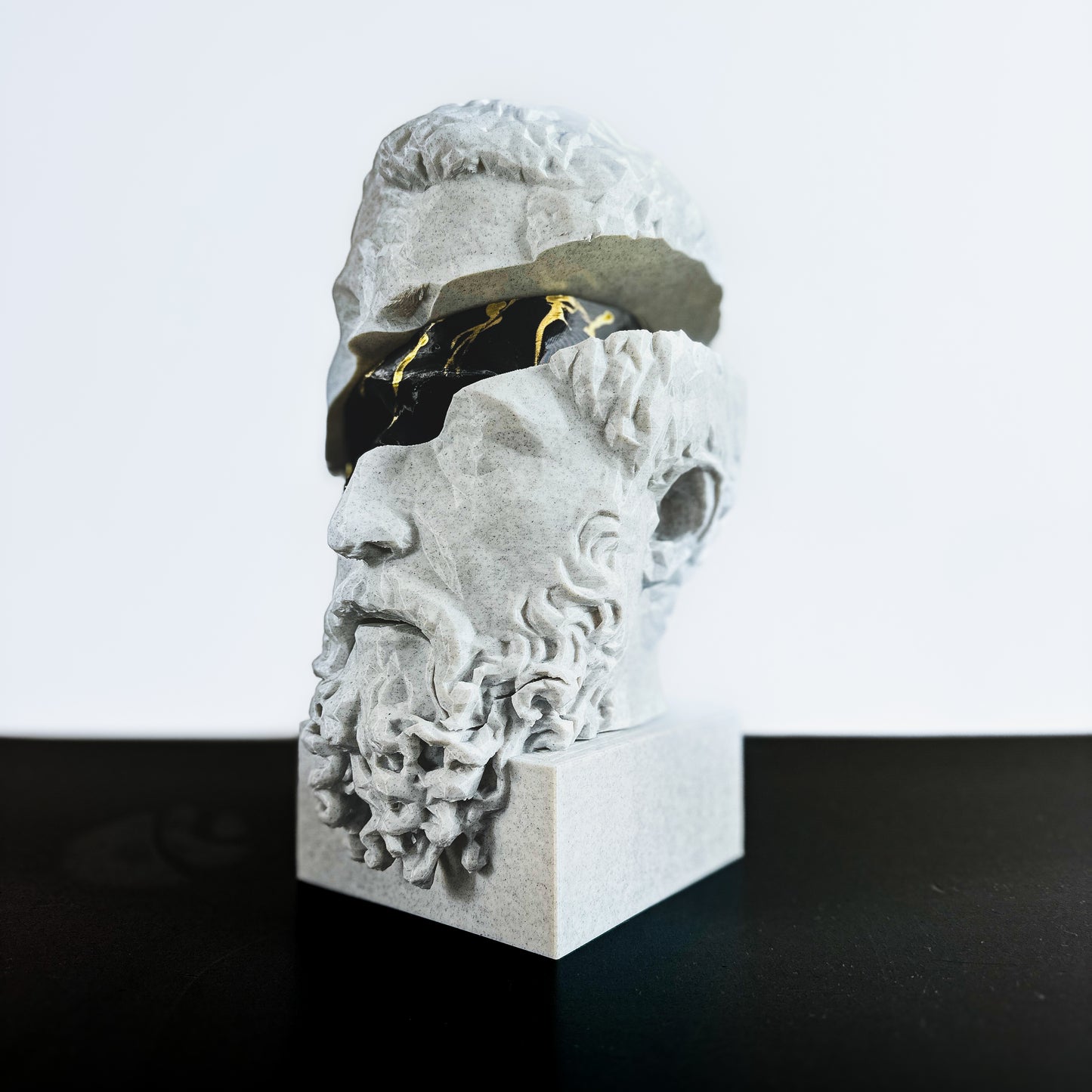 Socrates Head Abstract Figure