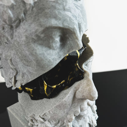 Socrates Head Abstract Figure