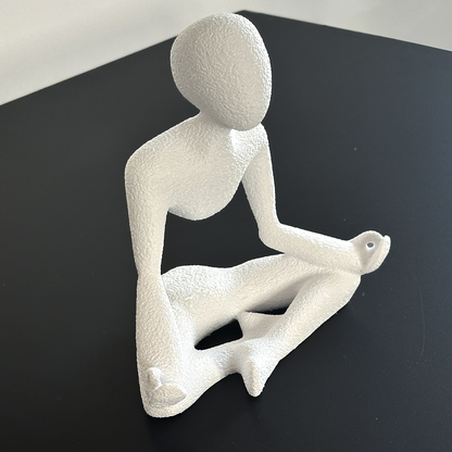 MEDITATION STATUE, Yoga Figure, Zen Home Decor, Yoga Sculpture, Gift