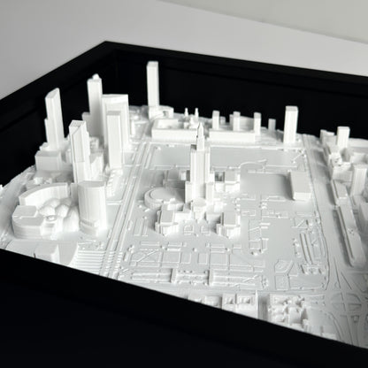 Personalized 3D map in a frame