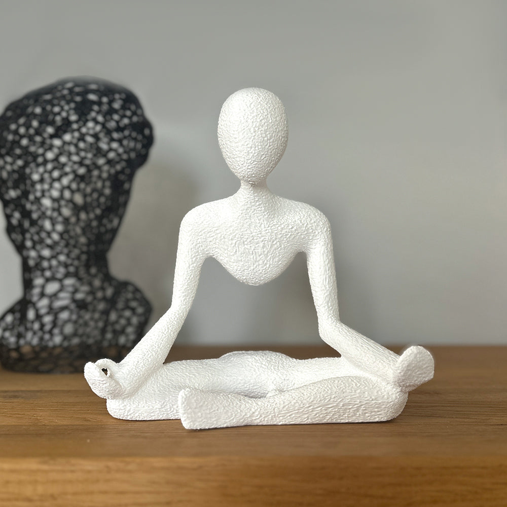 MEDITATION STATUE, Yoga Figure, Zen Home Decor, Yoga Sculpture, Gift